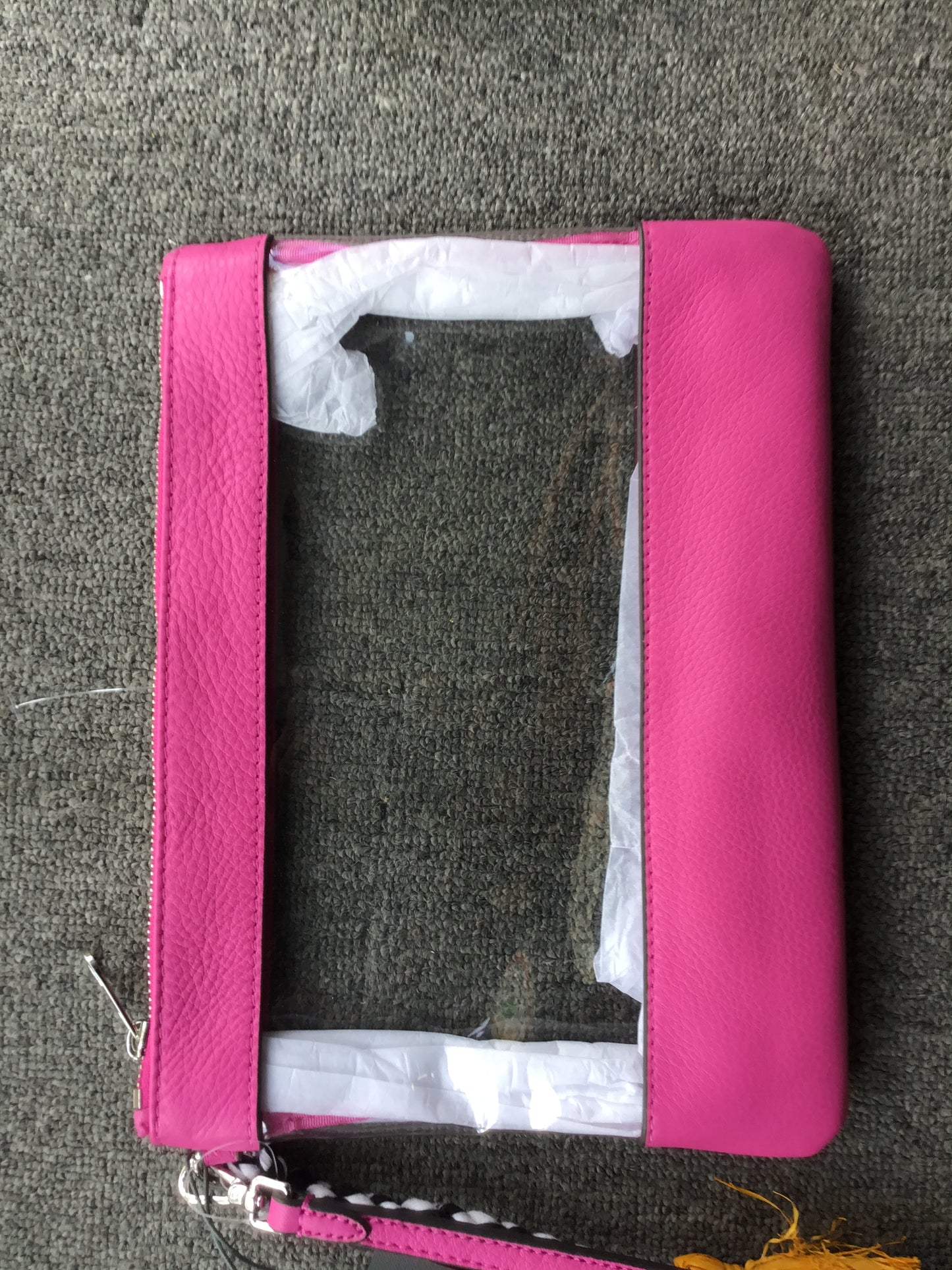 Vince Camuto Thore Pouch Phlox Pink/Clear-New