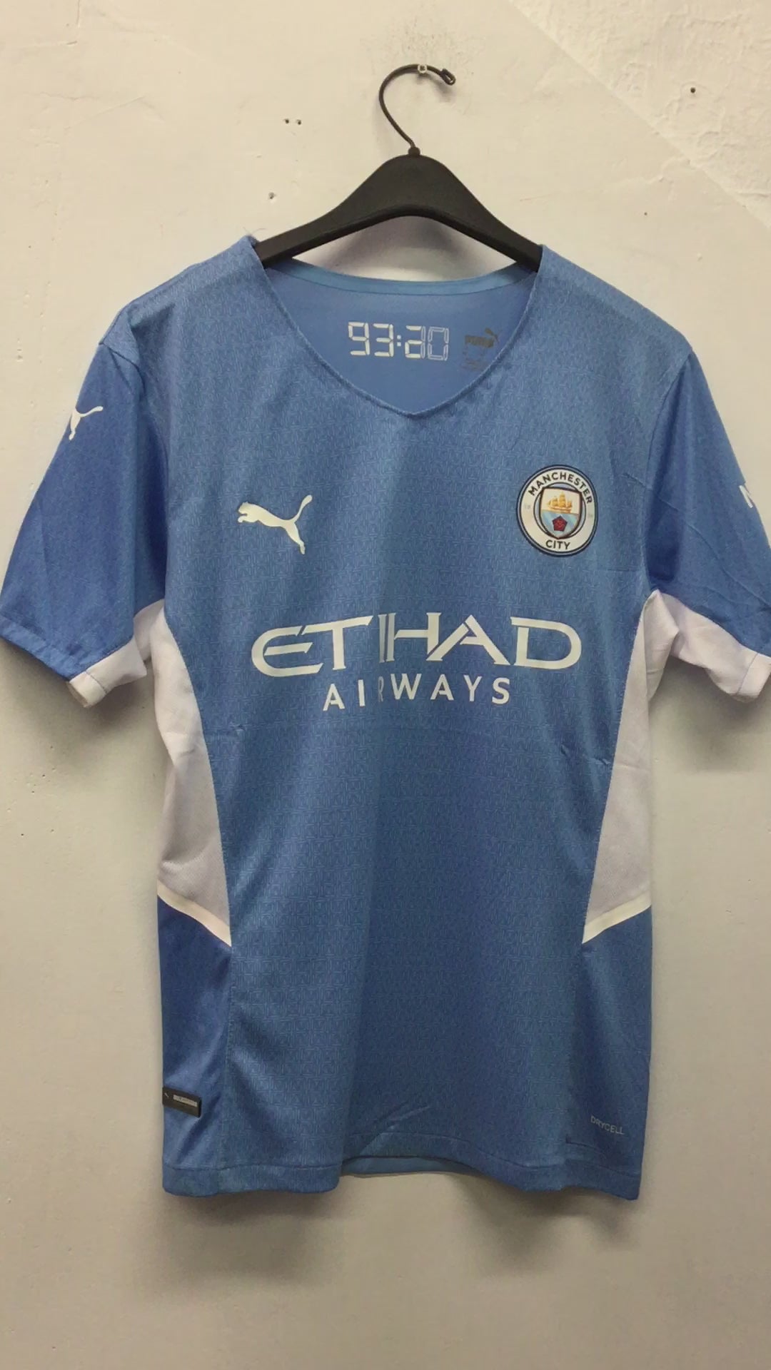 Puma Manchester City 93 20 Authentic Jersey Size M Crazyrichardsoldit