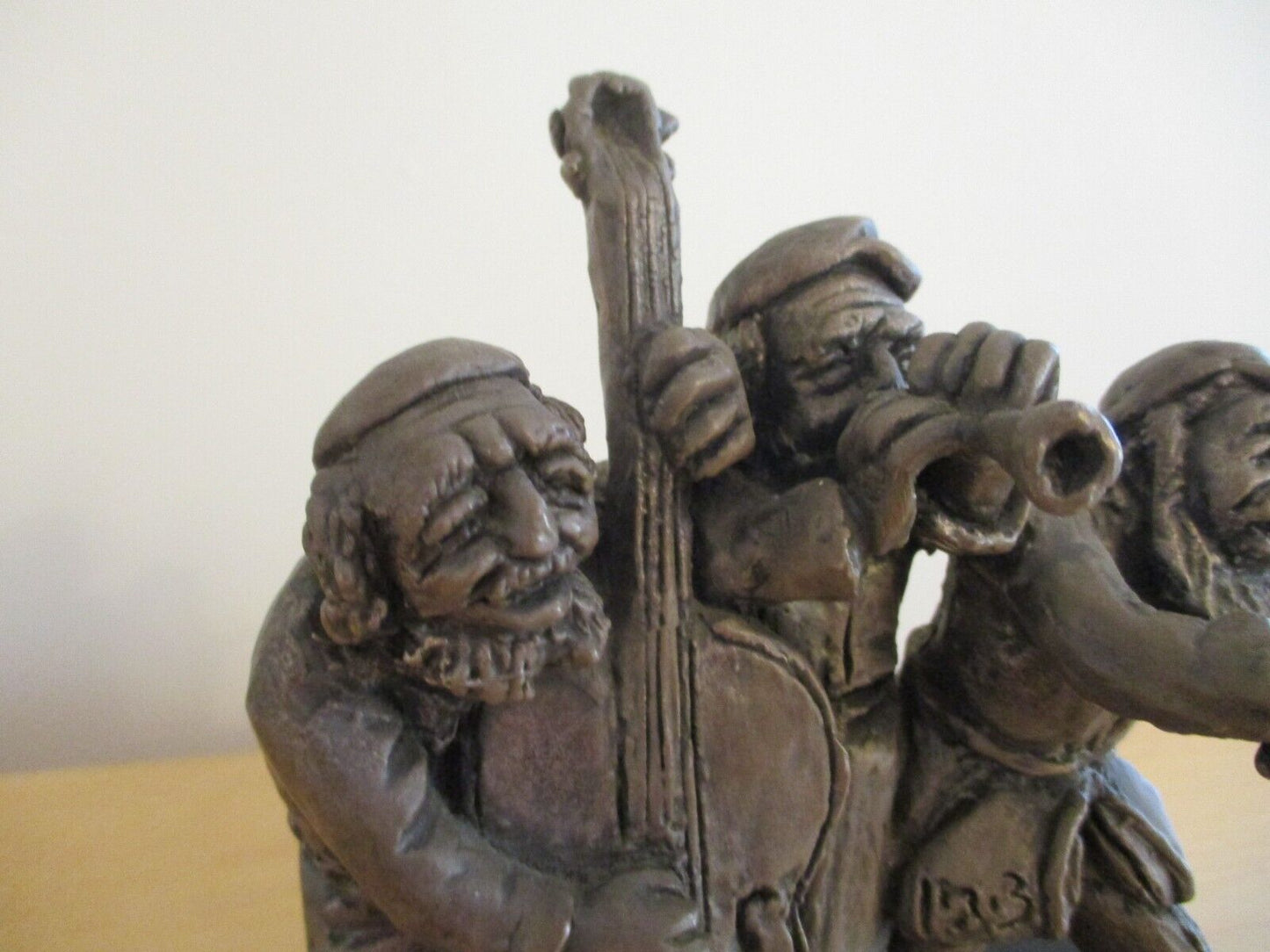 Yoel Zidon Hadany Silver Arts Jerusalem Israel Three Musicians Sculpture