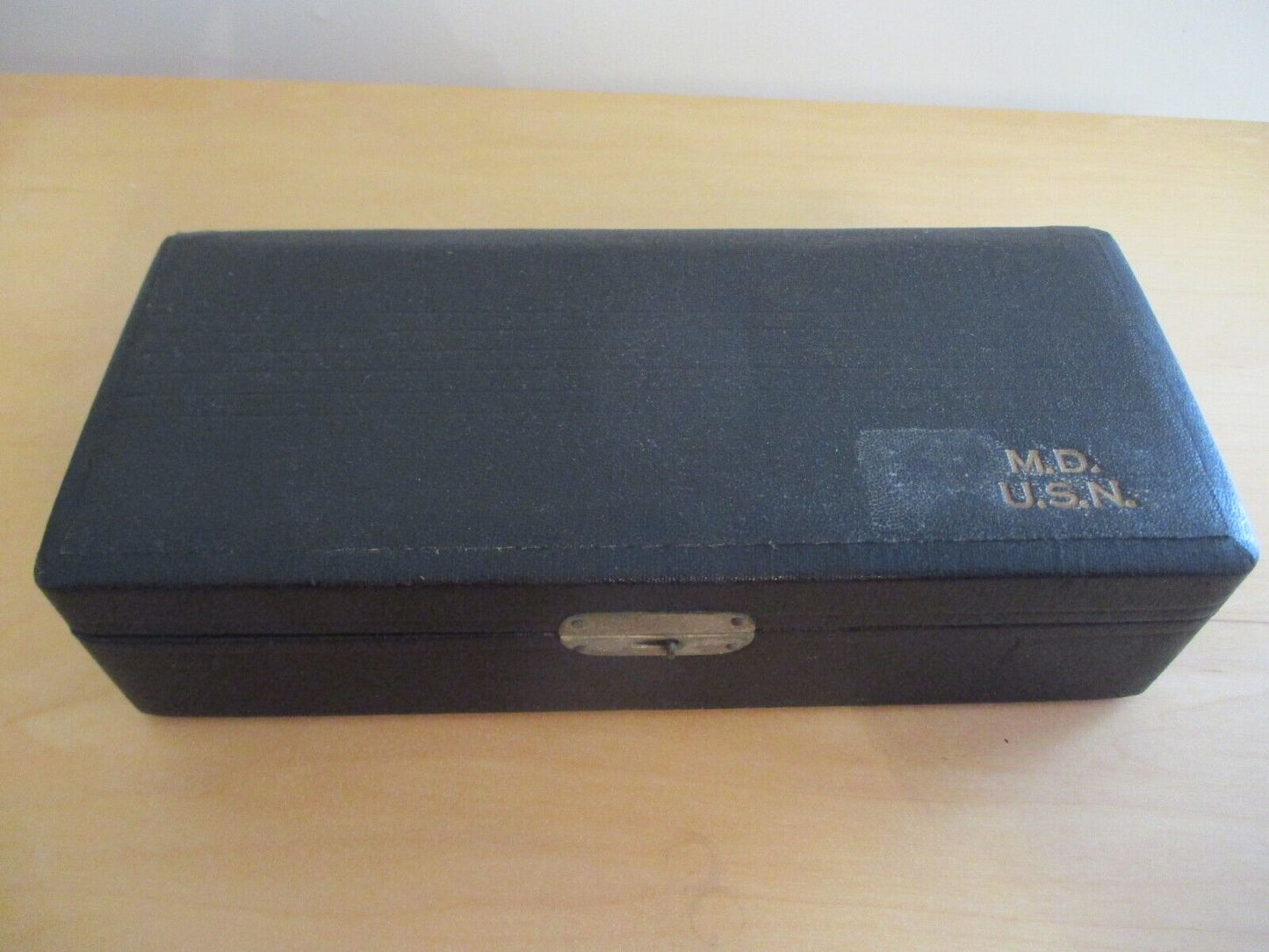 WWII USN MD Welch Allyn Otoscope Ophthalmoscope National Instrument Co in Case