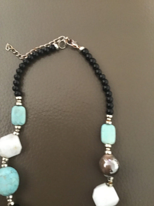 Multi Gemstone Beaded Necklace