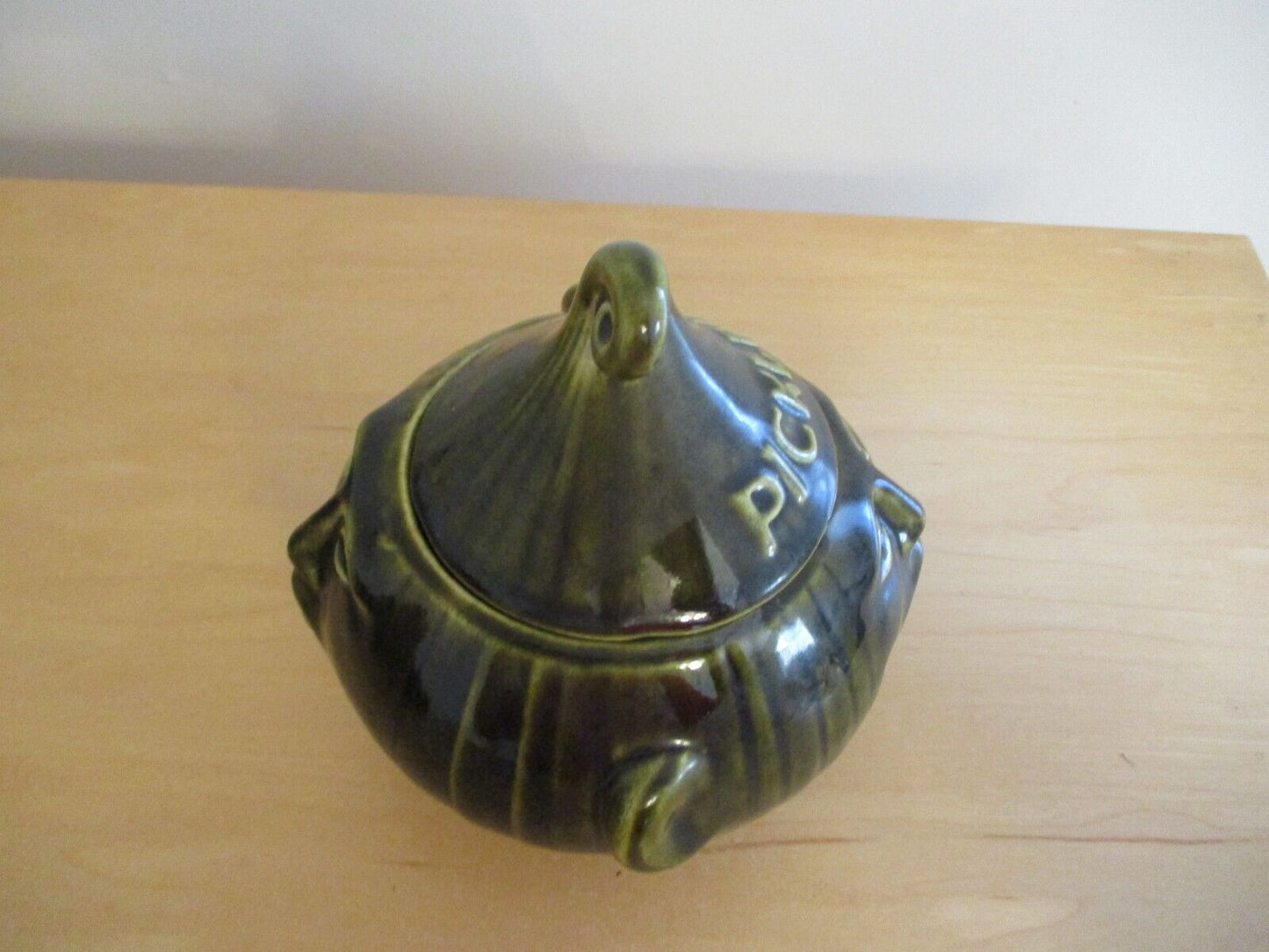 Sadler Vintage Pickled Jar w/ Lid Storage Kitchen Pickled Jar