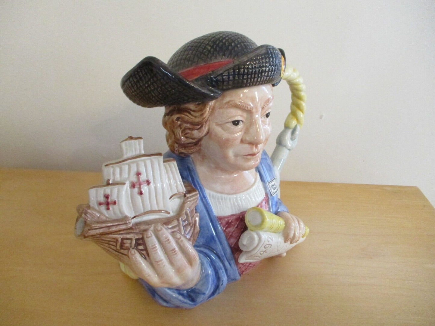 Fitz & Floyd Christopher Columbus Teapot Figures From History Limited 999 /7500