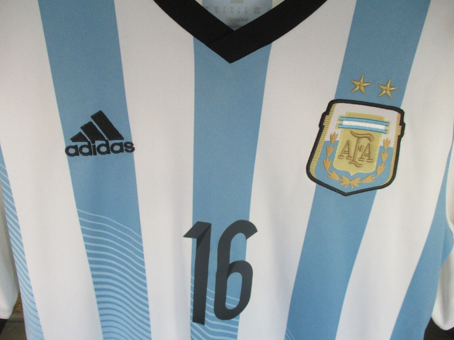 Adidas Argentina AFA Kun Aguero #16 Jersey, Size M