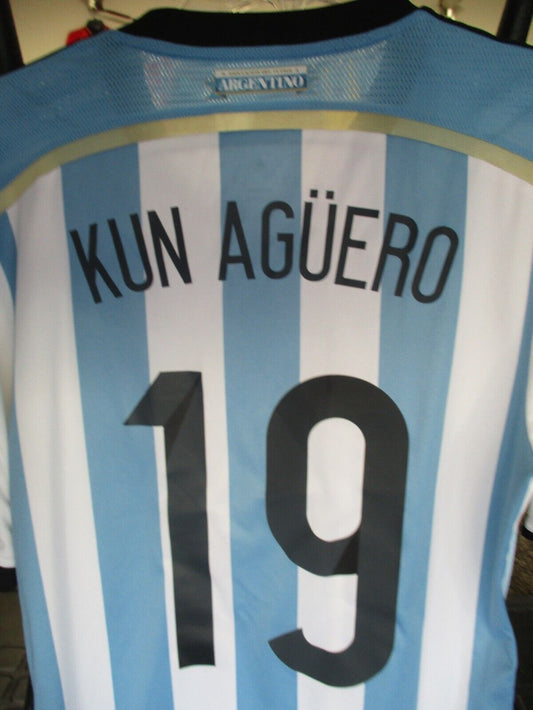 Adidas Argentina AFA Kun Aguero #16 Jersey, Size M