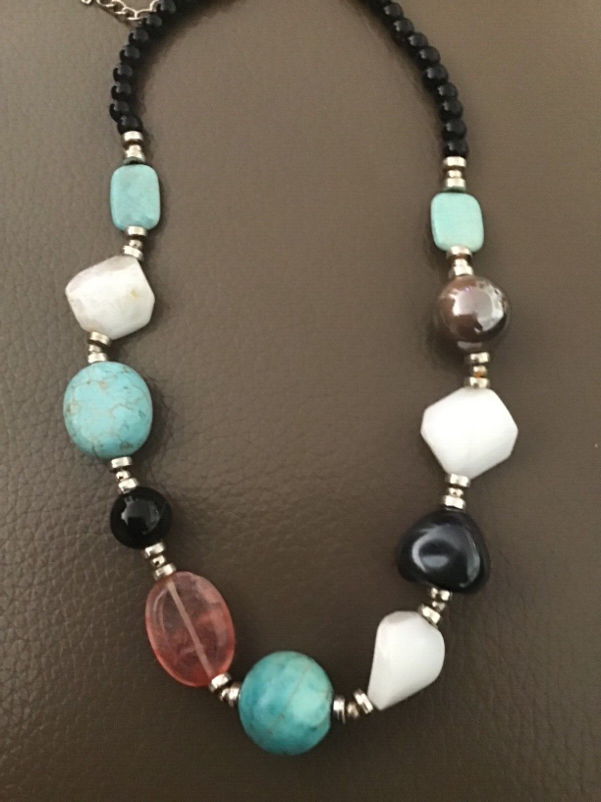 Multi Gemstone Beaded Necklace