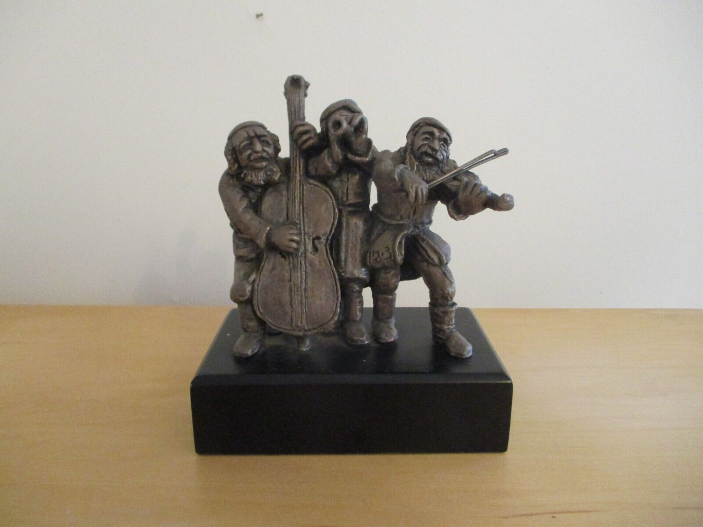 Yoel Zidon Hadany Silver Arts Jerusalem Israel Three Musicians Sculpture