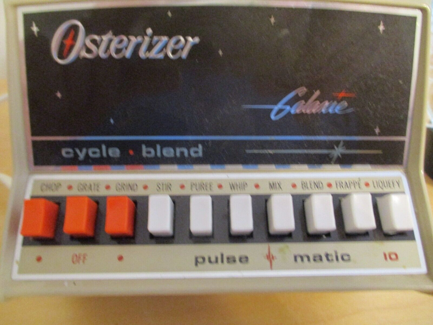 Oster Osterizer Galaxie Blender Pulse Matic Multi 10 Speed Blender