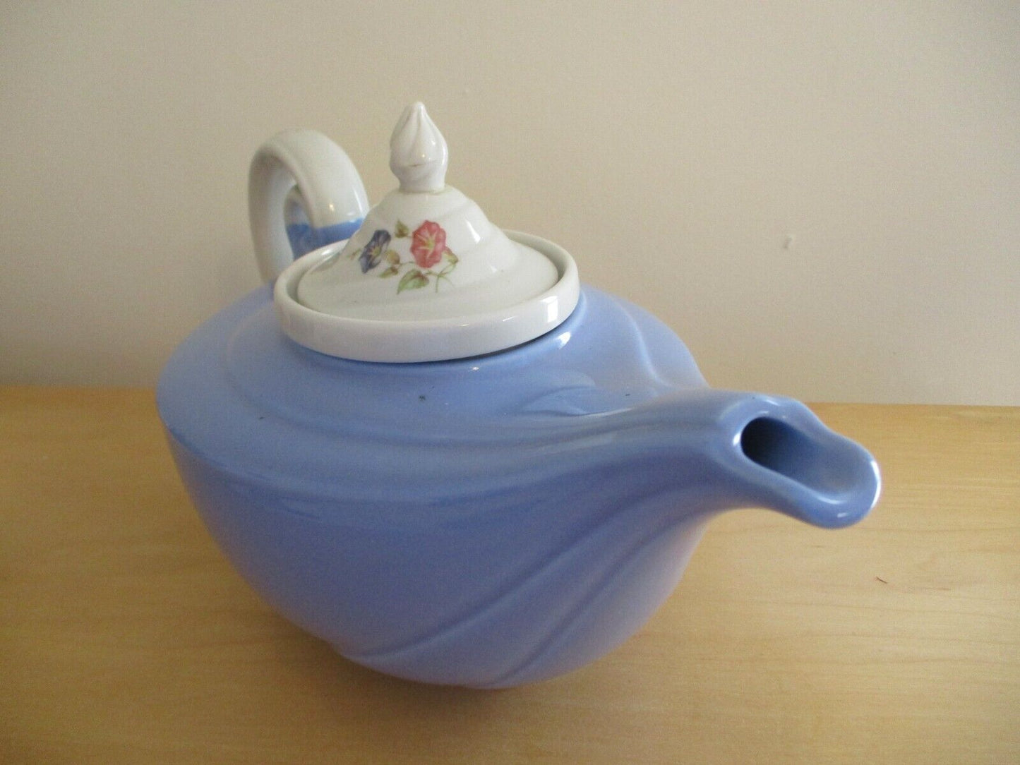 Vintage Halls Superior Quality Kitchenware Bone China Floral Aladdin Teapot