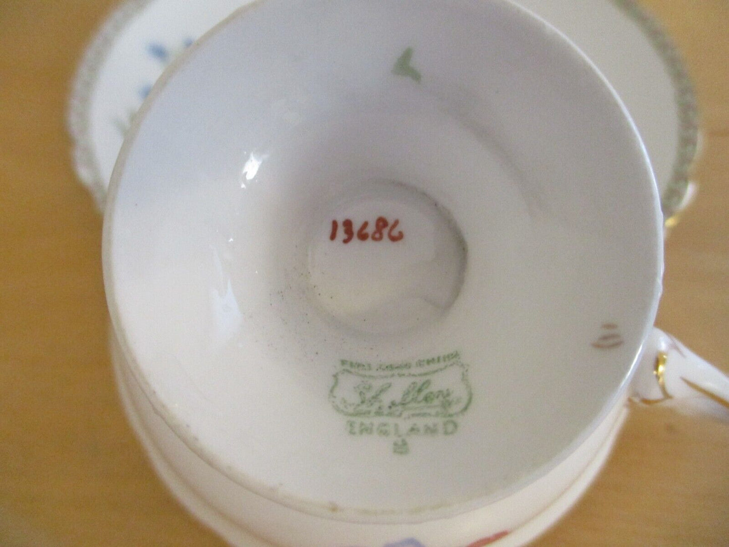 Vintage Shelley Tea Cup & Saucer - "WILD FLOWERS" # Z13686