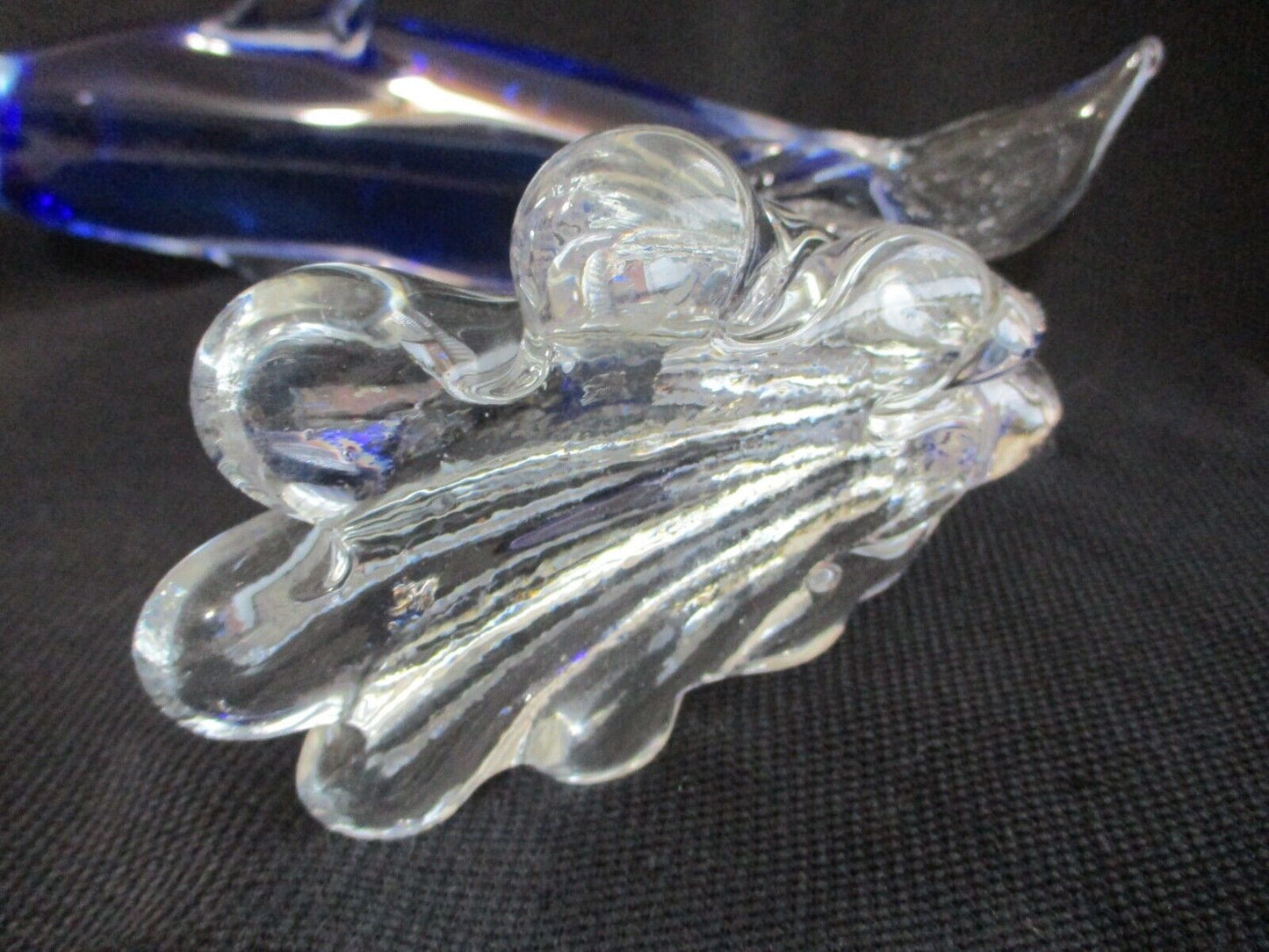 Dynasty Gallery Art Glass Dolphin Porpoise Paperweight Sculpture Figurine