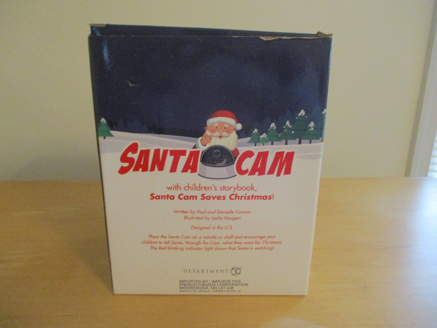 Department 56 SANTA CAM Simulated Camera w/ The Santa Cam Saves Christmas Book