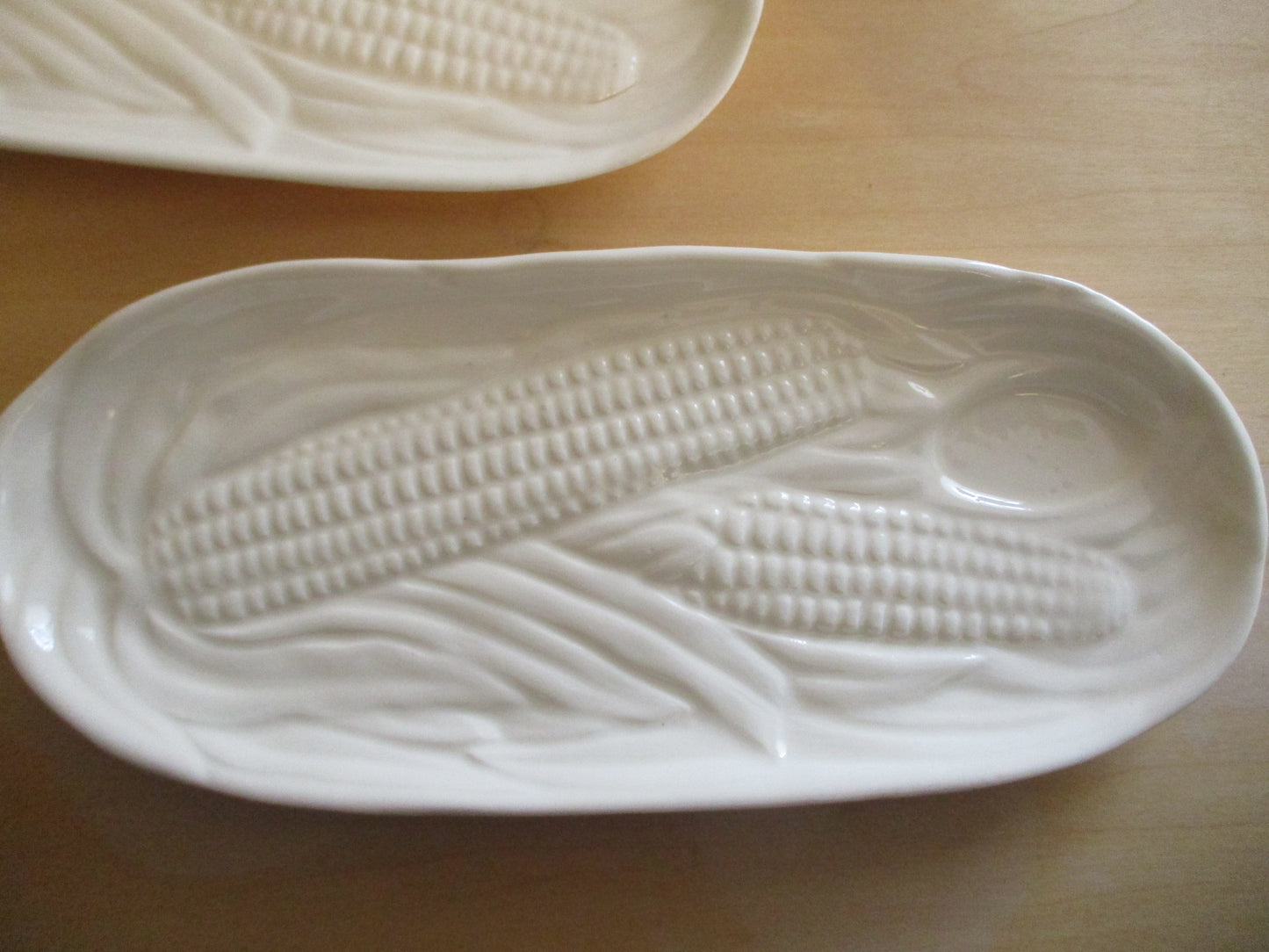 Corn on the Cob Holder Plates Set of 6 Made in Czechoslovakia