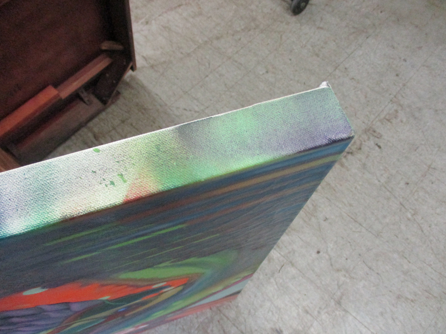 Cope2 Original Aerosol on Canvas Pose II 98 @ 48" x 24"