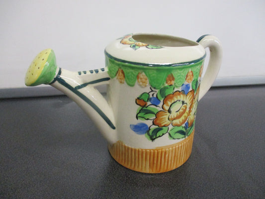 Moriyama Porcelain Decorative Watering Can 6 1/2" tall