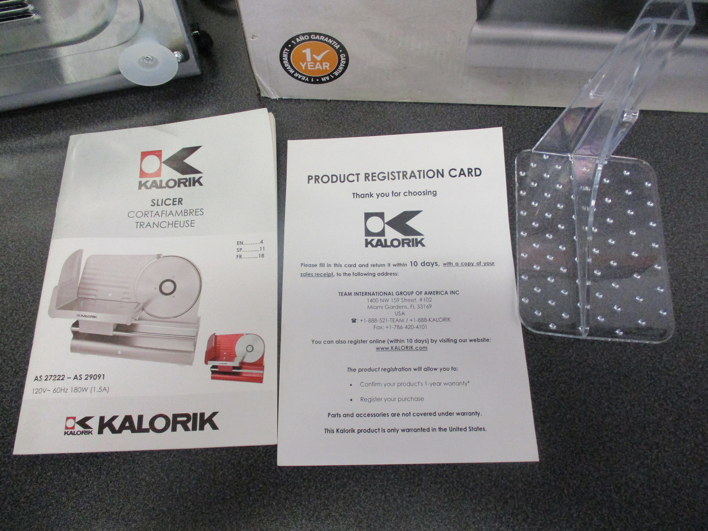 Kalorik Food Slicer AS 27222