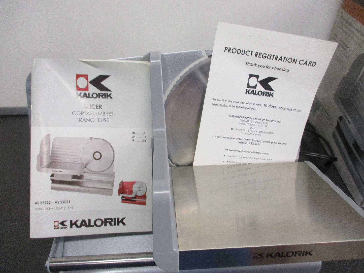 Kalorik Food Slicer AS 27222