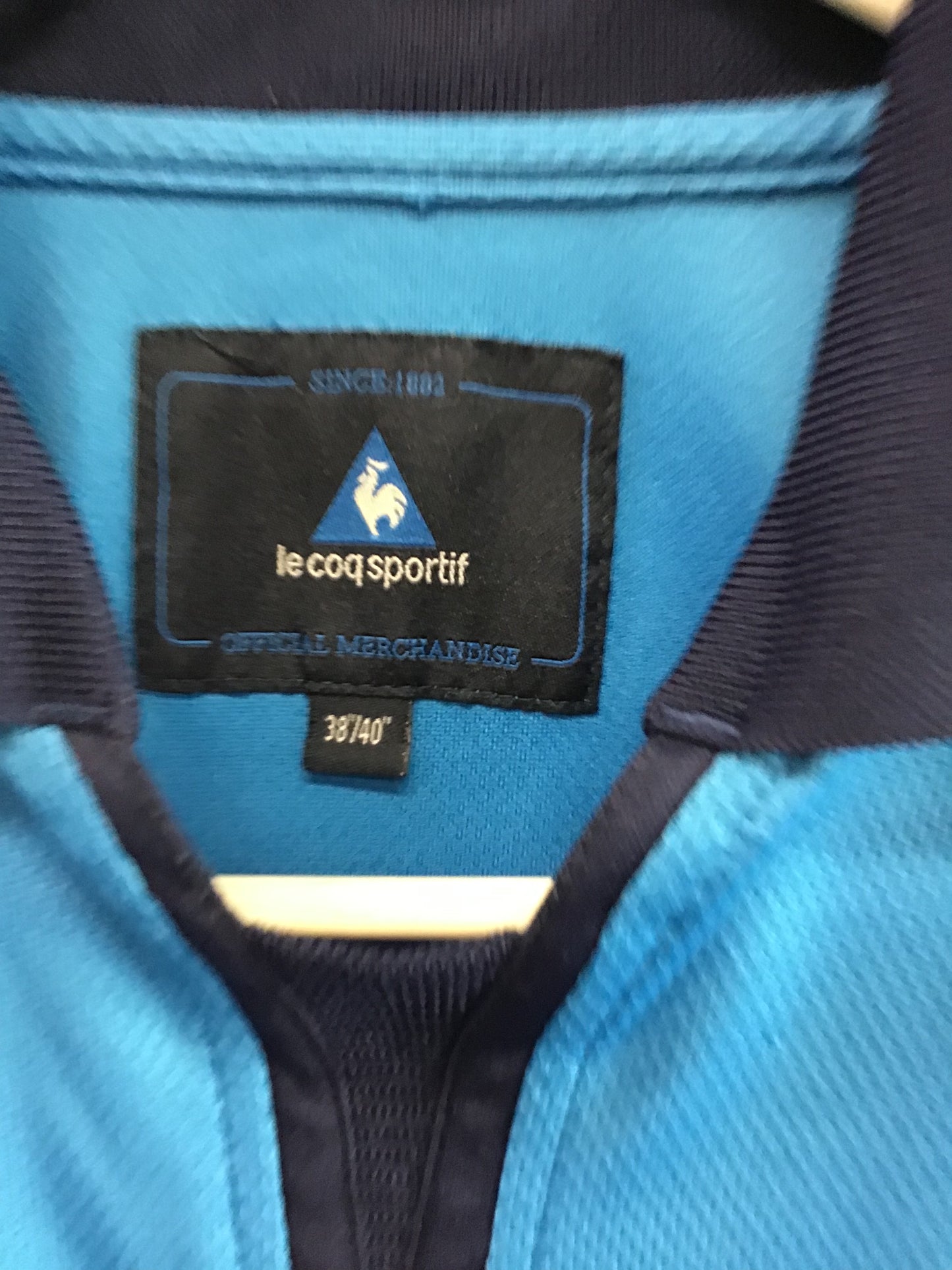 Le Coq Sportif MCFC Golf Shirt, Size 38”/40”