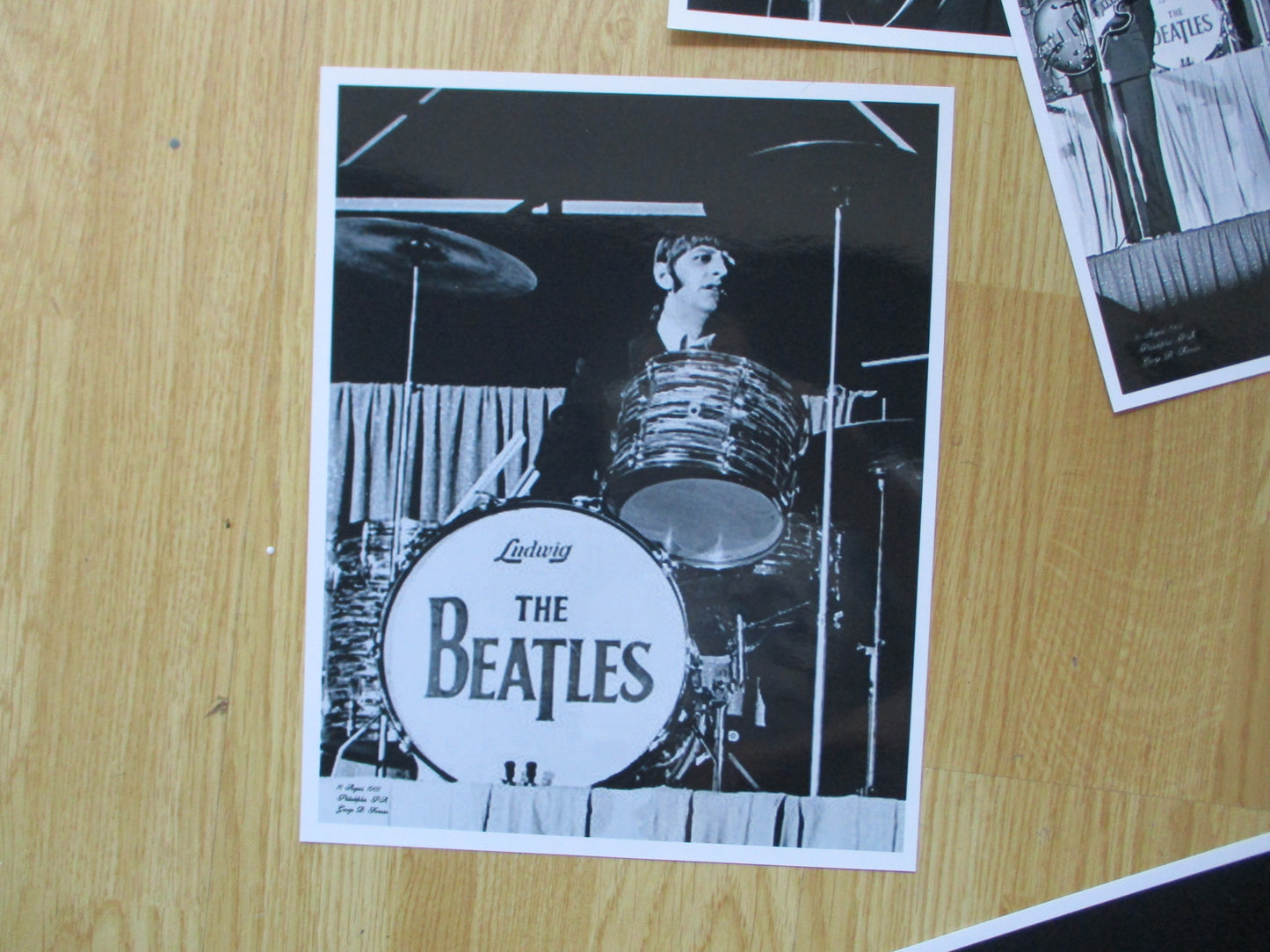 Set of 6 Original Beatles Photos from August 16, 1966 Philadelphia Concert