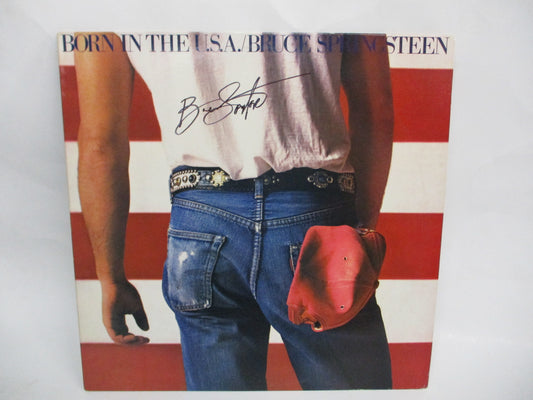 Authentic Bruce Springsteen Signed "Born in the USA" Album Cover with Certificate of Authenticity (COA)