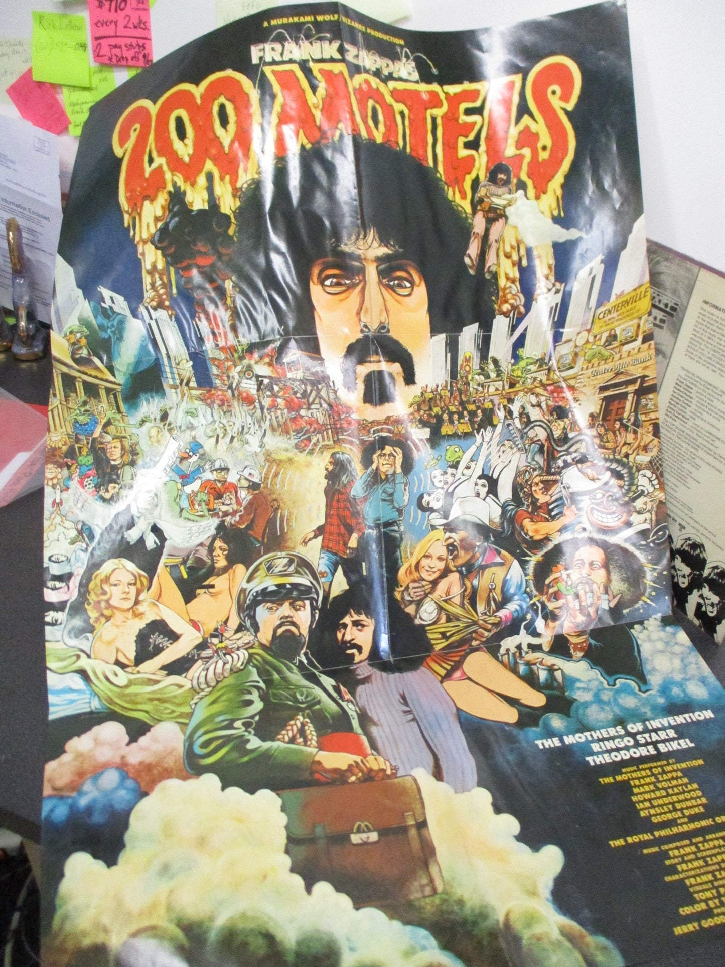 Frank Zappa Double Signed Album cover 200 Motels