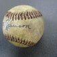 Walter Johnson Single Signed 1910's Black & Red Stitched Official Baseball w/ COA