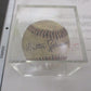 Walter Johnson Single Signed 1910's Black & Red Stitched Official Baseball w/ COA