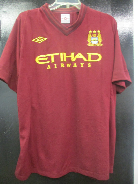 Umbro Manchester City Maroon Champions #12 Jersey, Size 44