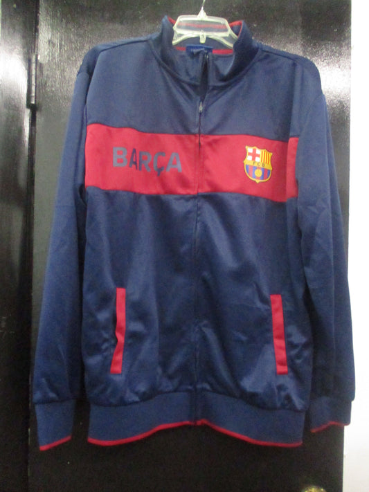 Retro FCB FC Barcelona Barca Mens Jacket, Size M