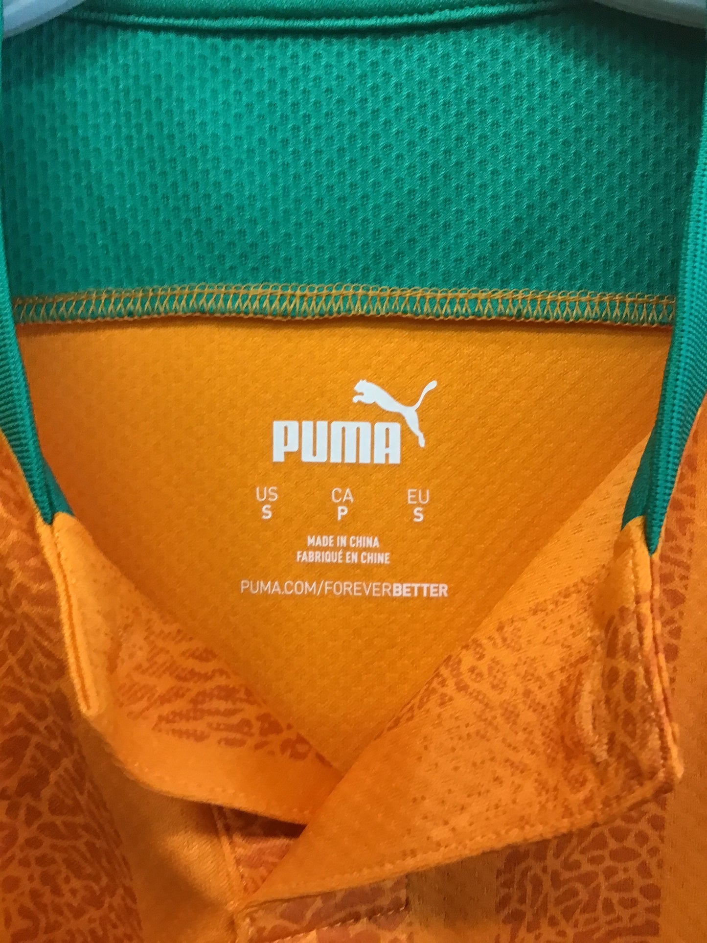 Puma Cote D’Ivoire Ivory Coast Home 2020 Jersey, Size S