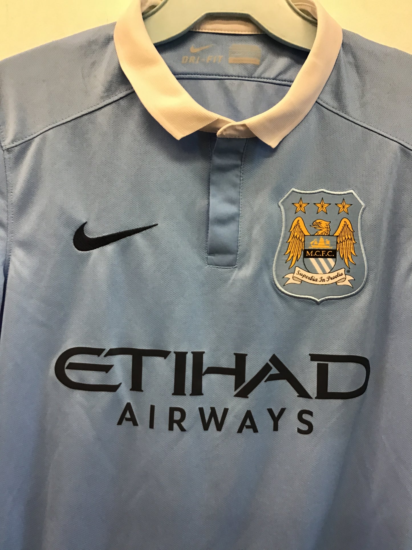 Nike Manchester City Collared Jersey,  Size S