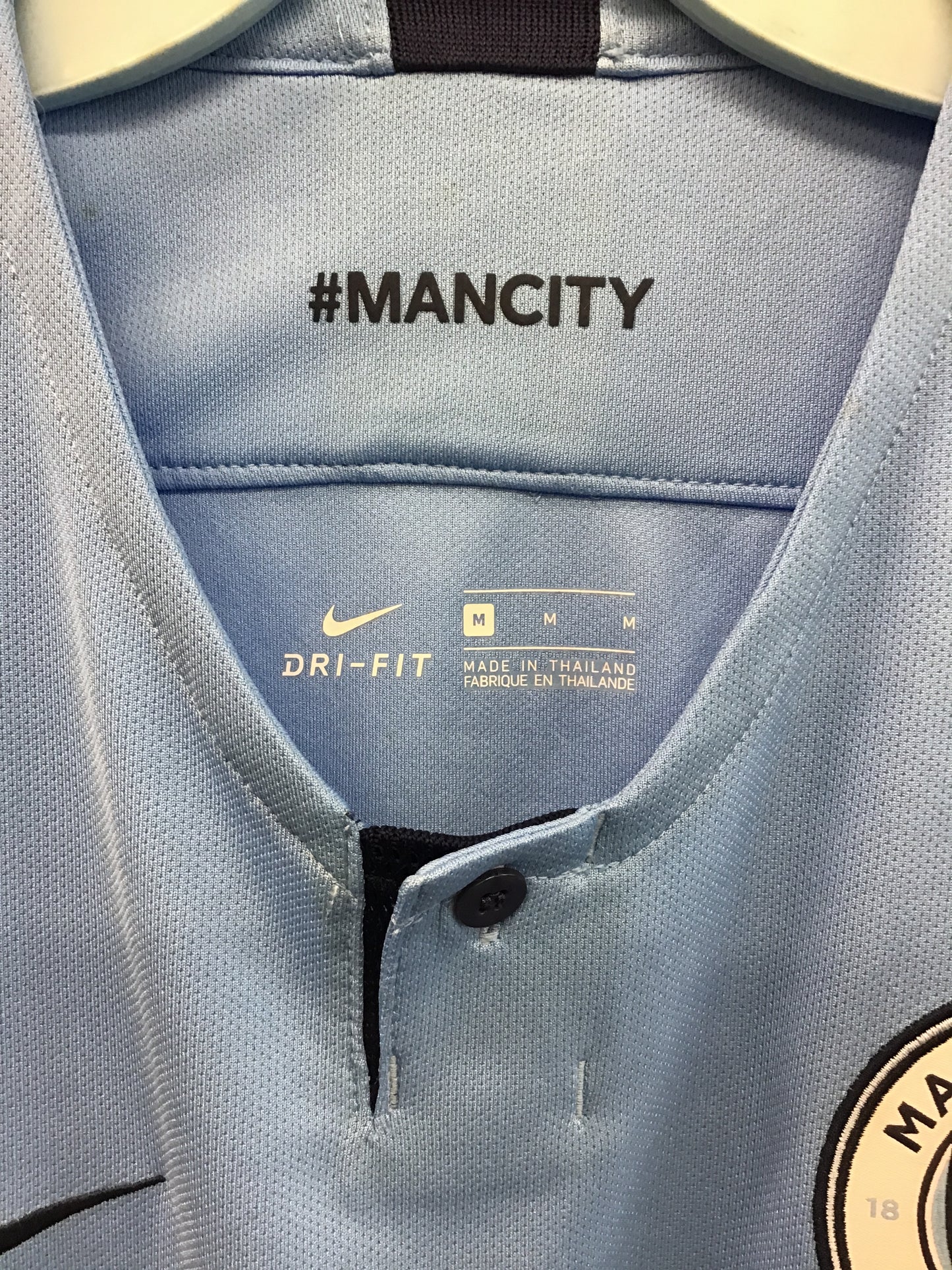 Nike Manchester City Authentic 2017 Jersey,  Size M