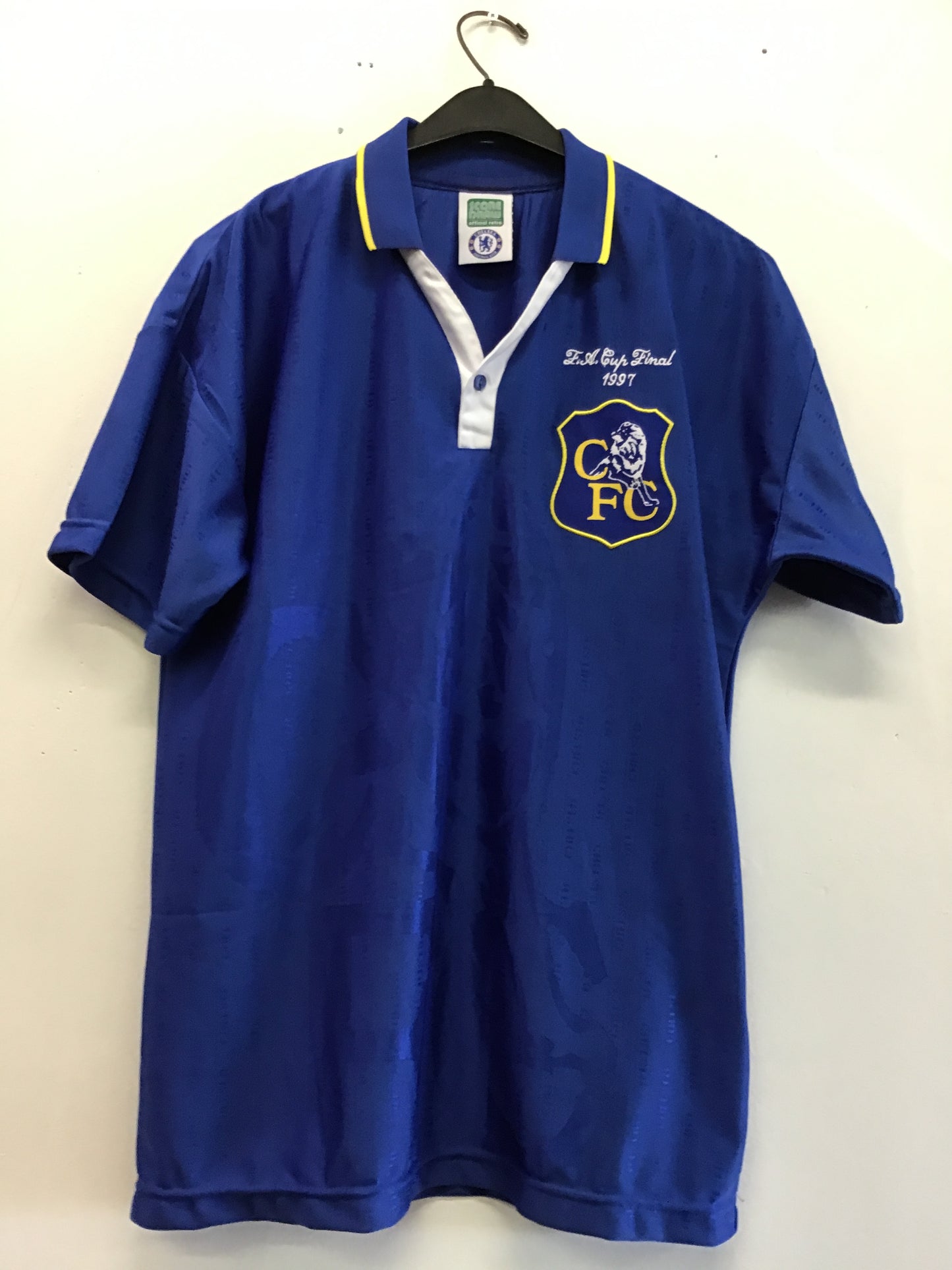 Retro ScoreDraw Chelsea FC F.A. Cup Final Shirt, Size M