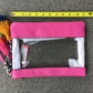 Vince Camuto Thore Pouch Phlox Pink/Clear-New