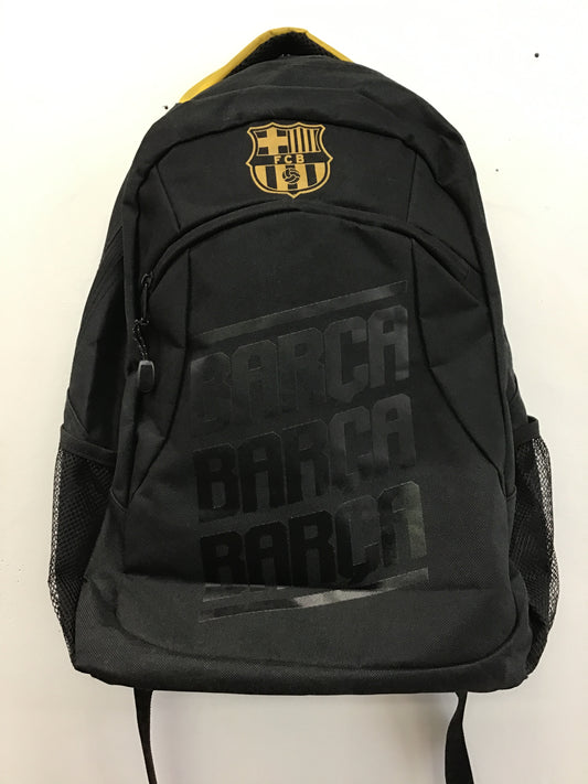 FCB FC Barcelona Black Backpack