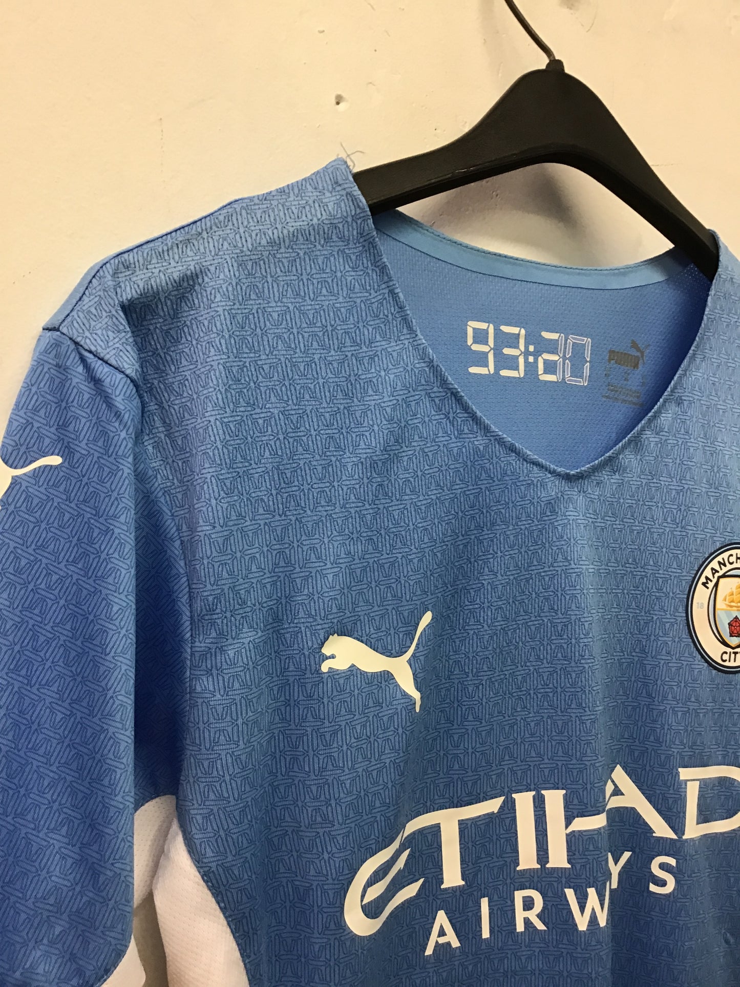 Puma Manchester City 93:20 Authentic Jersey, Size M