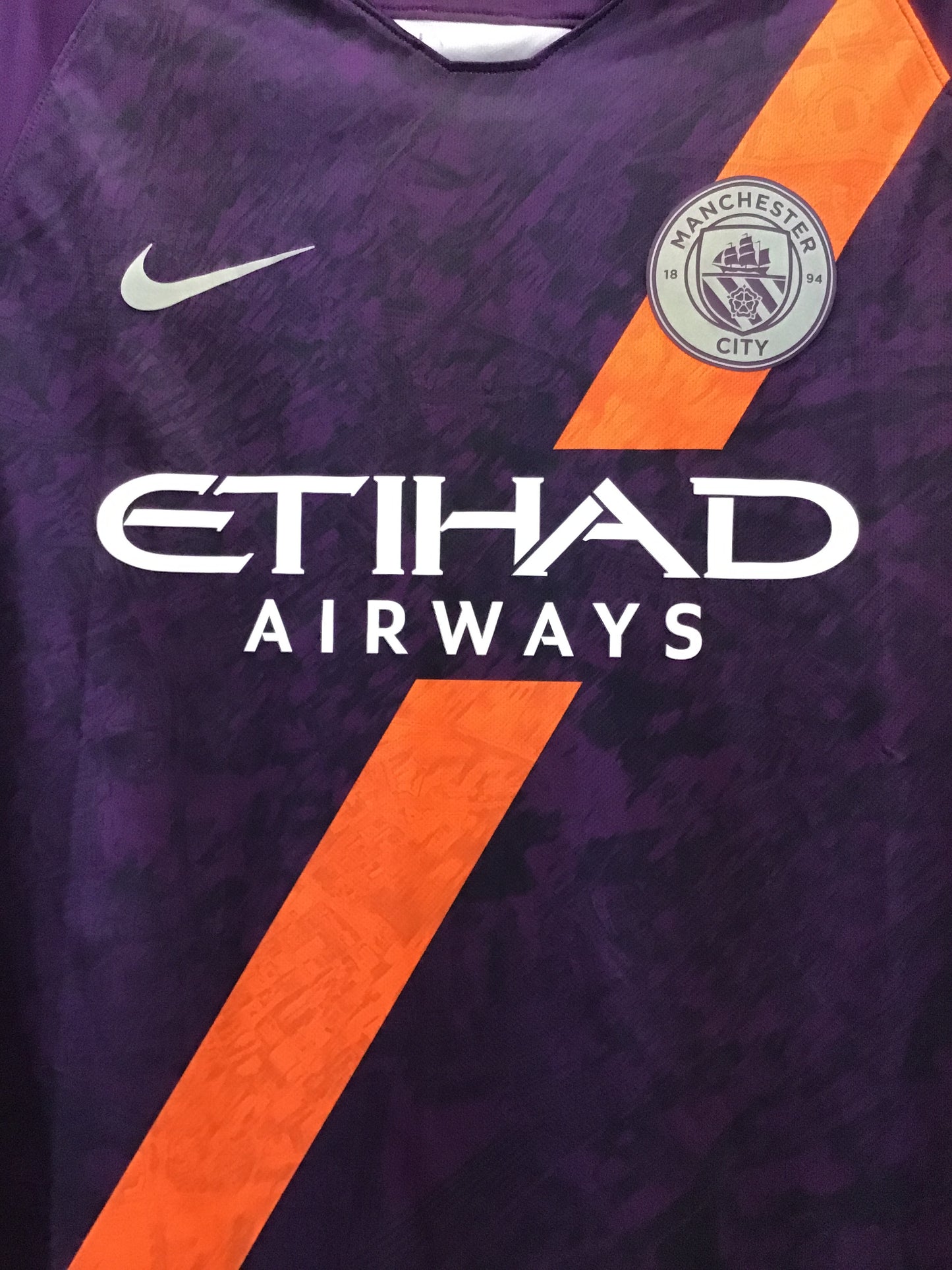 Nike Manchester City Authentic Jersey, Size M