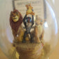 Franklin Mint Limited Edition Disney The Lion King Gold Footed Glass Egg Figure