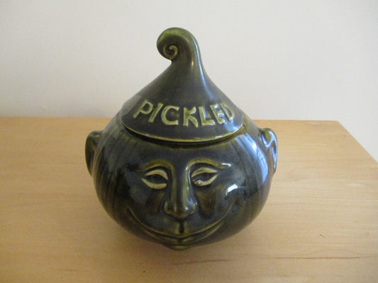Sadler Vintage Pickled Jar w/ Lid Storage Kitchen Pickled Jar