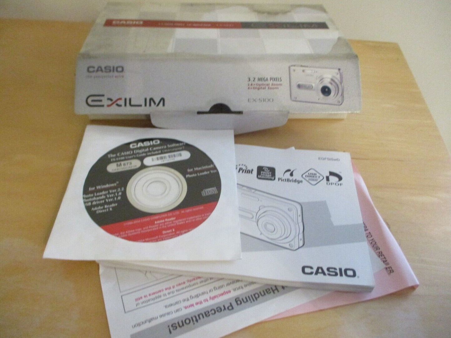 Casio EXILIM EX-S100 3.2 MP Digital Camera New in Original Box