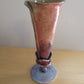 Vintage Robert Maxwell Art Pottery Vase 8 1/2" Signed Rare Signed Blue Colors