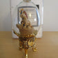 Franklin Mint Limited Edition Disney The Lion King Gold Footed Glass Egg Figure