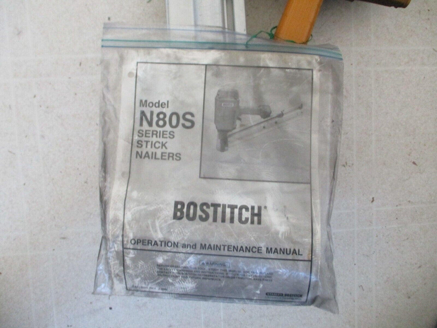 Bostitch Pneumatic Stick Nailer N80S