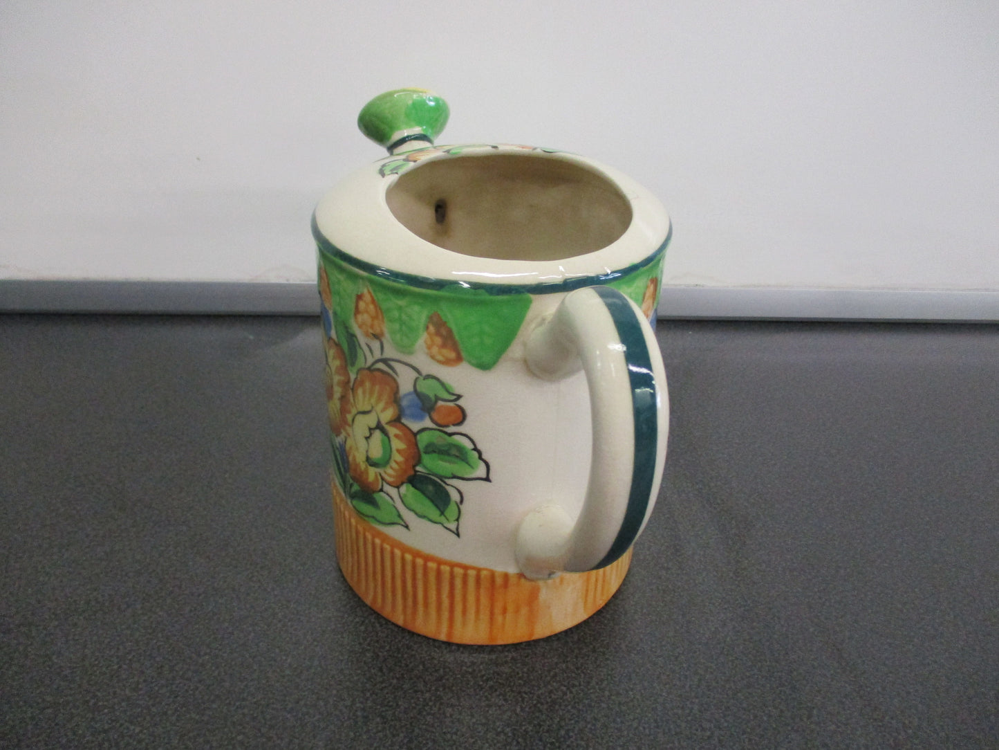 Moriyama Porcelain Decorative Watering Can 6 1/2" tall